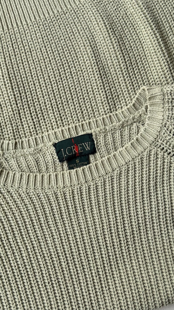 1980s J.Crew Shaker Knit Sweater
