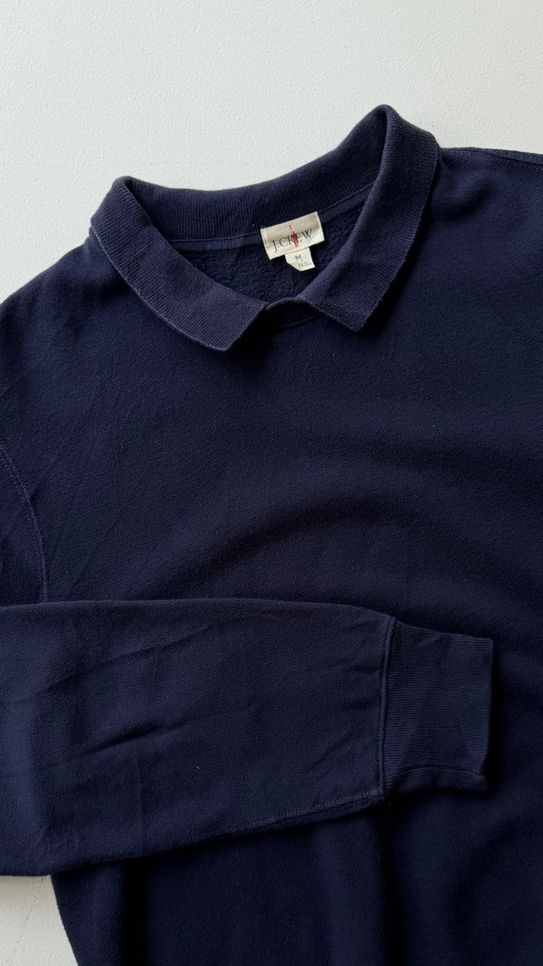 1980s J.Crew Collared Sweatshirt