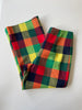 Primary Tartan Wool Trousers | 1970s