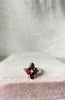 Vintage 10K Garnet & Seed Pearl Ring