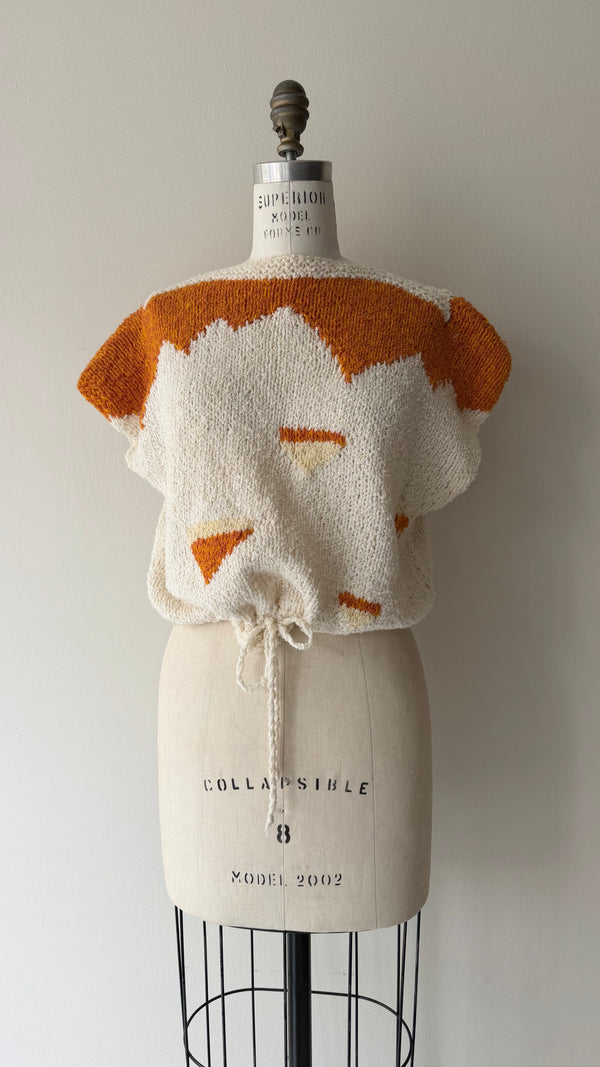 Drawstring Sweater | 1980s