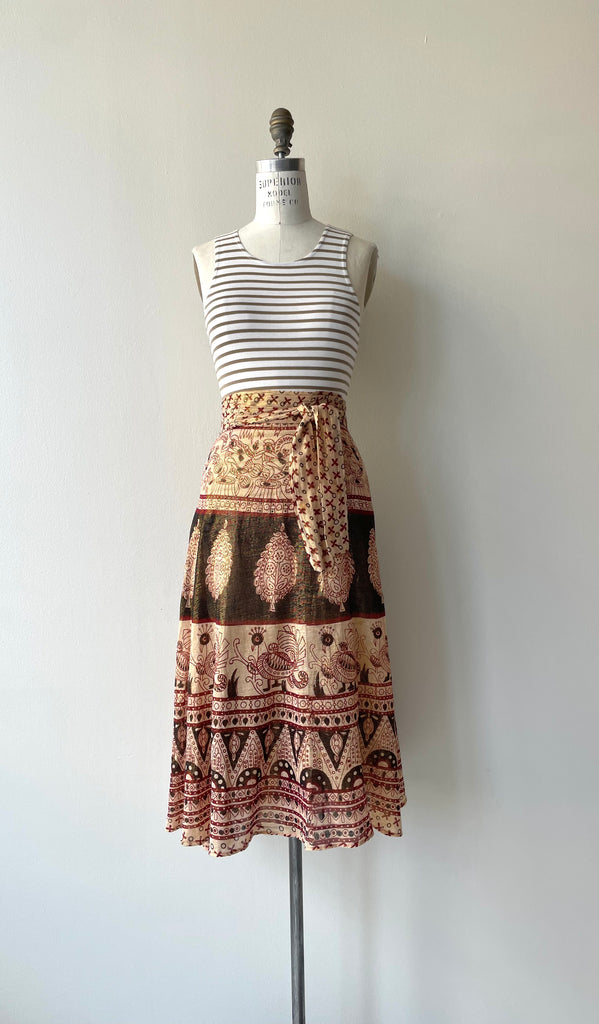 Indian Cotton Wrap Skirt