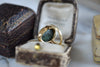 18K & Agate Scarab Ring