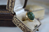 18K & Agate Scarab Ring