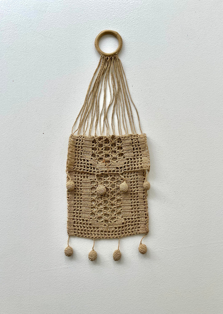 Antique Edwardian Crochet Bag | 1910s