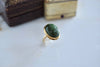 18K & Agate Scarab Ring