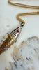 Two Tone Articulated Fish Necklace