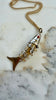 Two Tone Articulated Fish Necklace