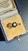 10K Opal & Sapphire Ring
