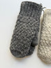 Basketweave Wool Mittens