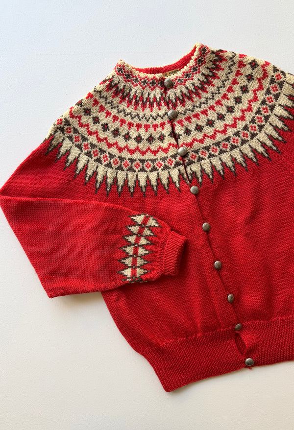 Oslo Fair Isle Cardigan | 1950s