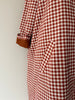 Cinnamon Gingham Raincoat