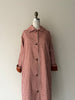 Cinnamon Gingham Raincoat