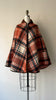 Reversible Wool Blanket Cape | 1950s