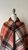 Reversible Wool Blanket Cape | 1950s