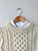 Classic Wool Fisherman Sweater