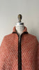 Reversible Wool Blanket Cape | 1950s