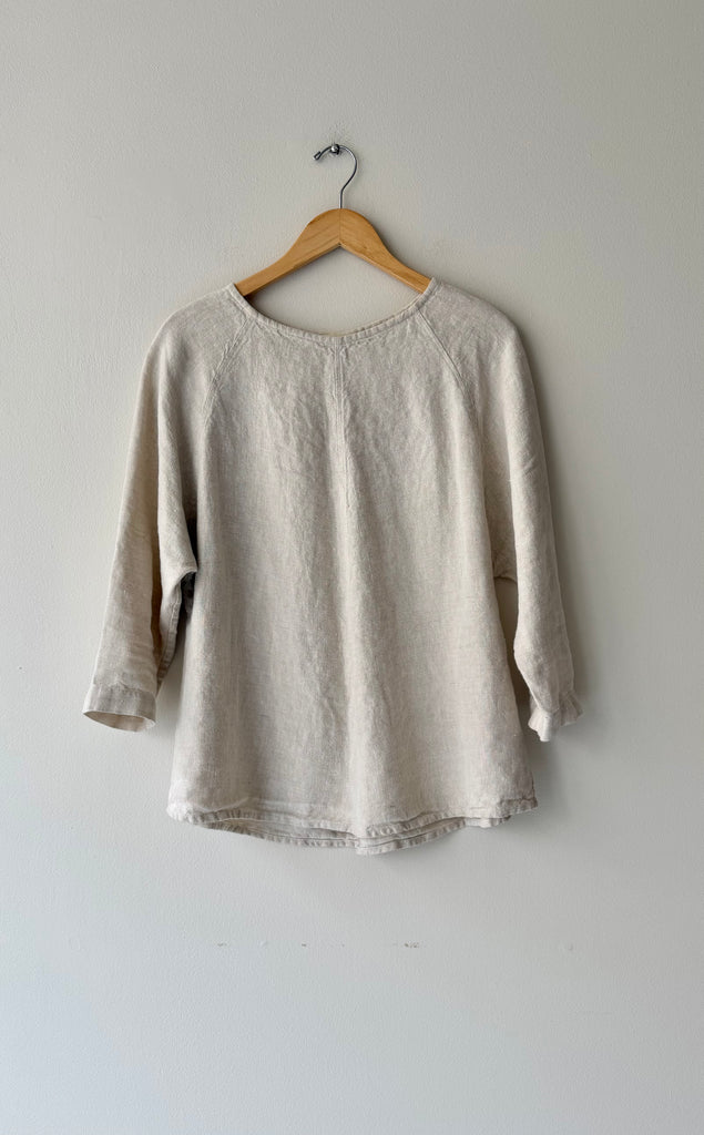 Elizabeth Suzann Linen Trapeze Top
