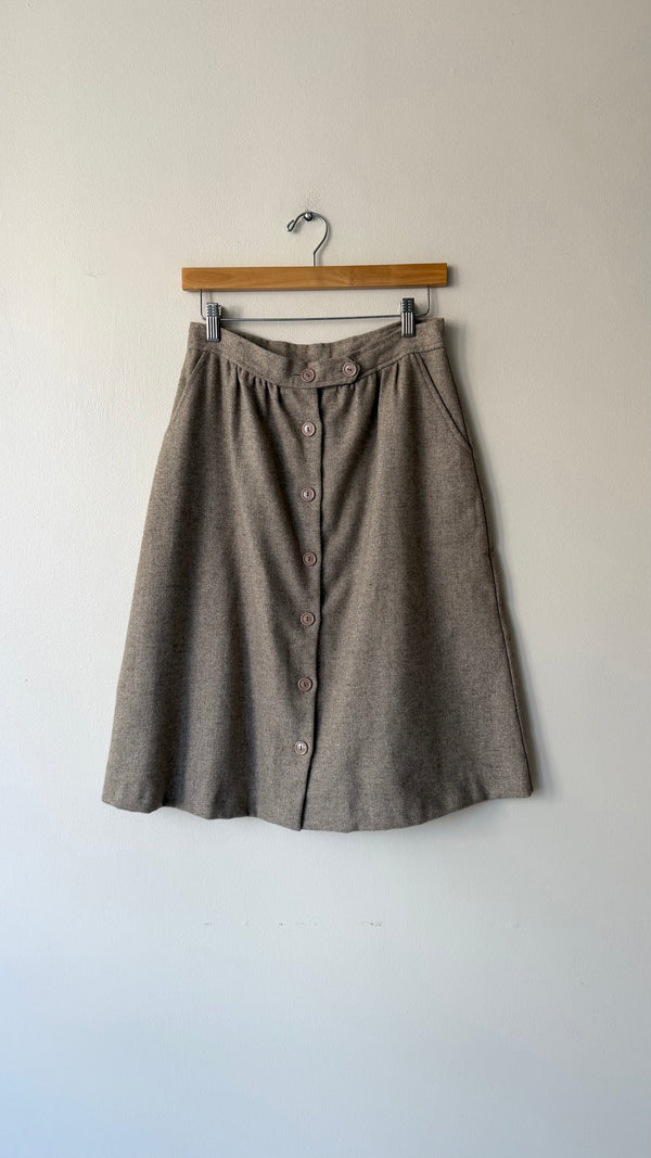 Button Front Skirt | 1970s