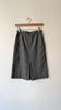 Pewter Wool Skirt | 1950s