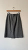 Pewter Wool Skirt | 1950s