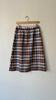 Gathering Plaid Skirt | 1960s