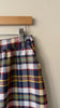 Gathering Plaid Skirt | 1960s