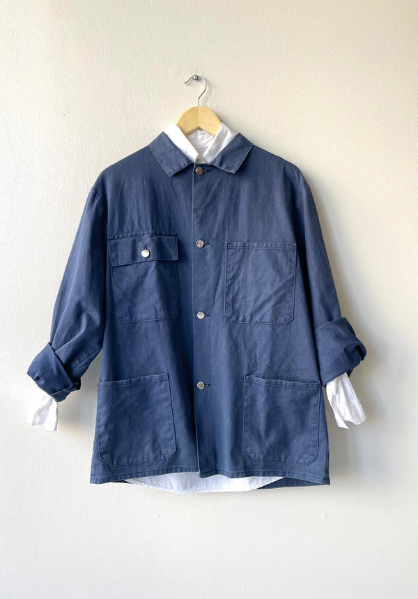 Indigo Twill Chore Jacket