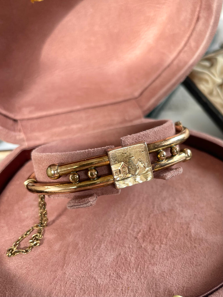 Victorian Gold-fill Bypass Bracelet