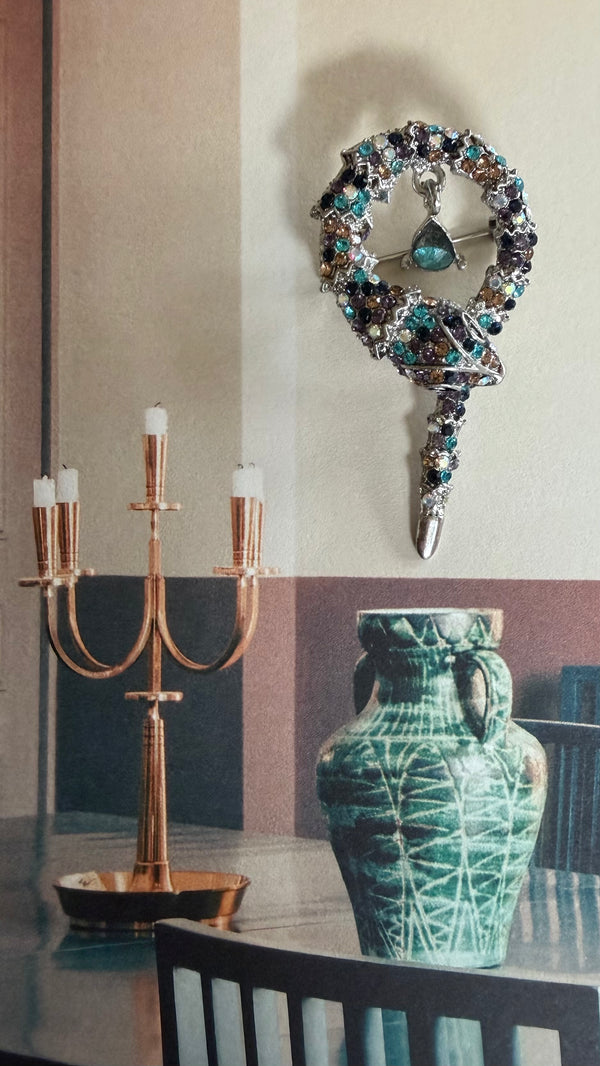 Bashful Serpent Brooch