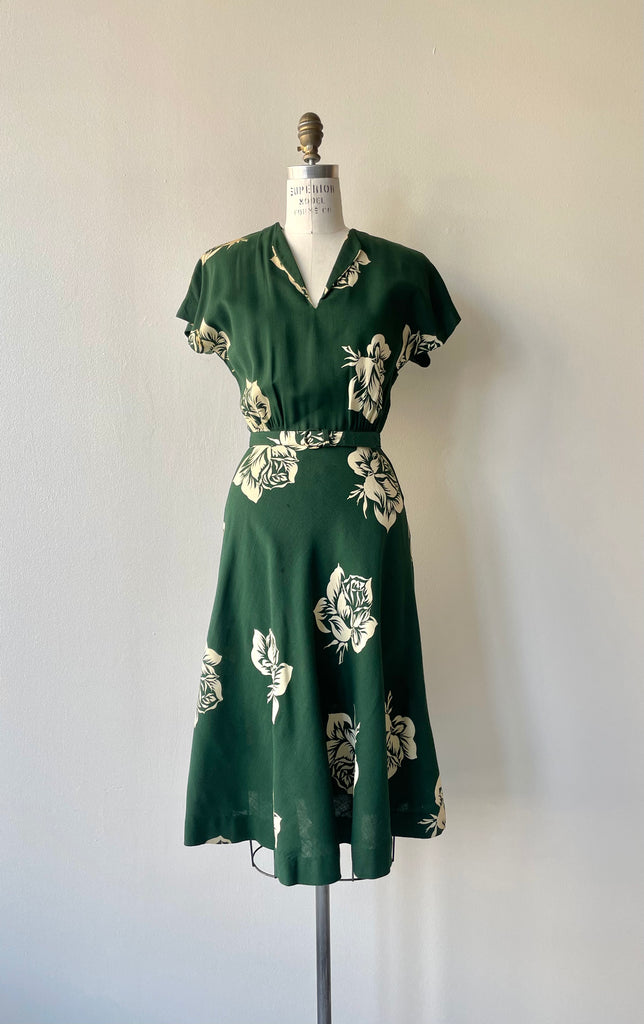 Dorothy Hubbs Linen Dress | 1940s DEAR GOLDEN Dorothy Hubbs Linen Dress | 1940s DEAR GOLDEN