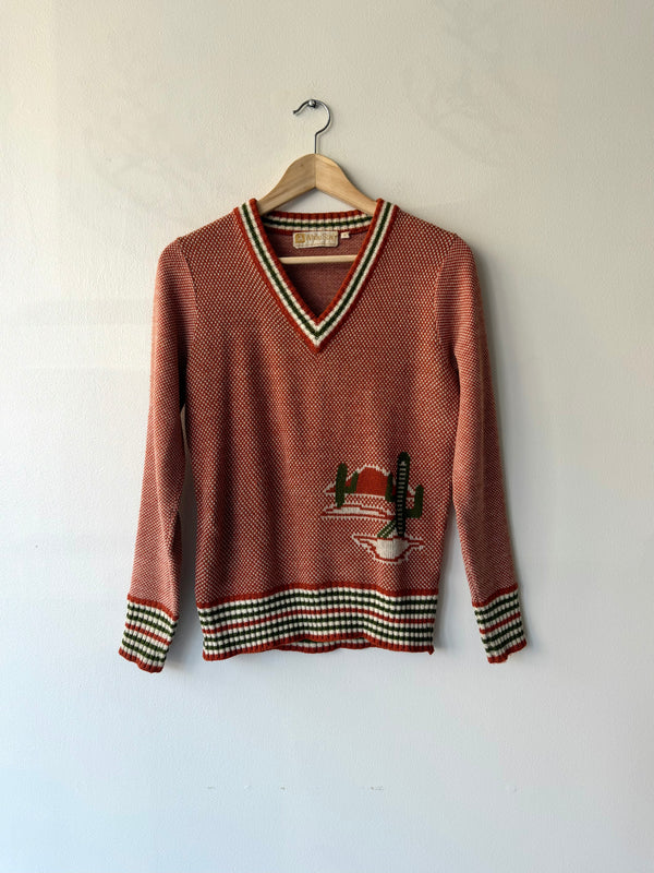 Cactus Path Sweater | 1970s