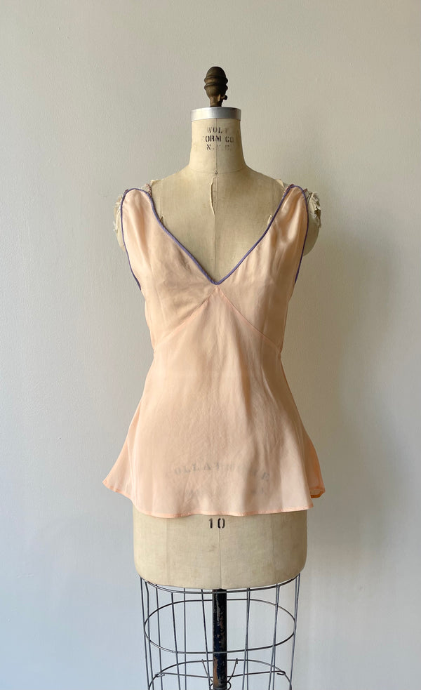 Odette Silk Lingerie Top | 1930s