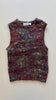 Watercolor Wool Vest | 1980s