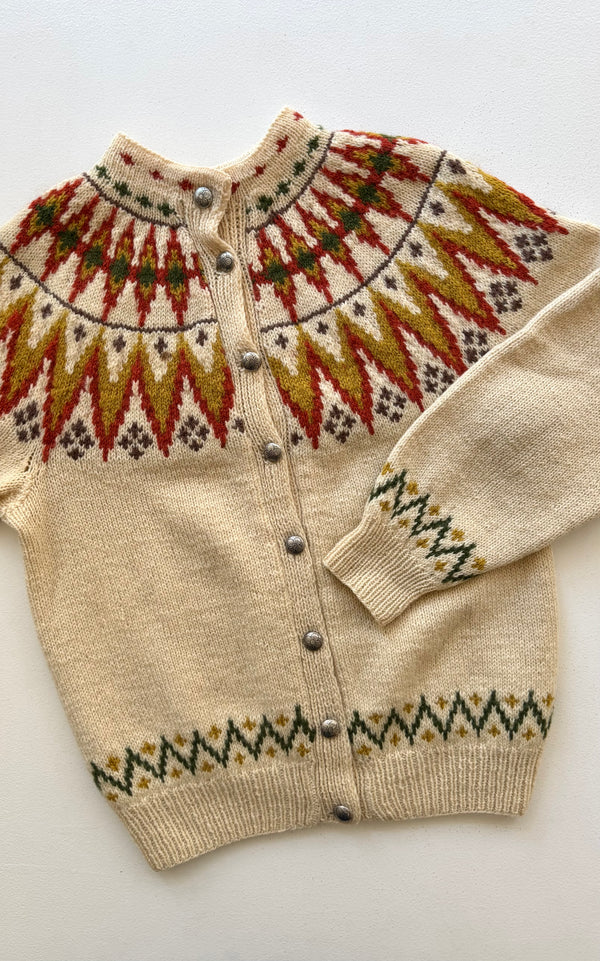 Besseggen Fair Isle Cardigan | 1950s