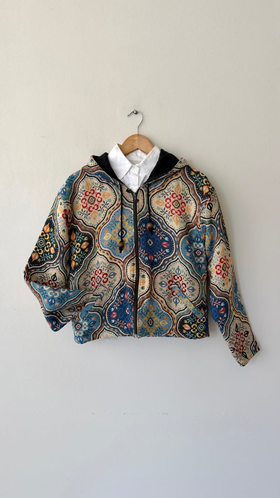 Hooded Tapestry Jacket