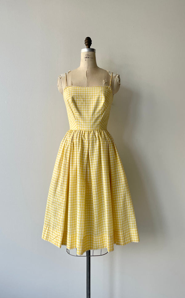 Picnic Gingham Dress | 1950s