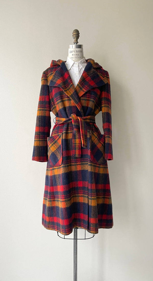 Longford Wool Tartan Coat | 1970s