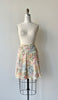 Reversible Pastel Floral Rayon Skirt | 1990s