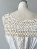 Antique Cotton Crochet Top | 1910s