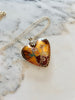 Cloisonné Puffy Heart Necklace