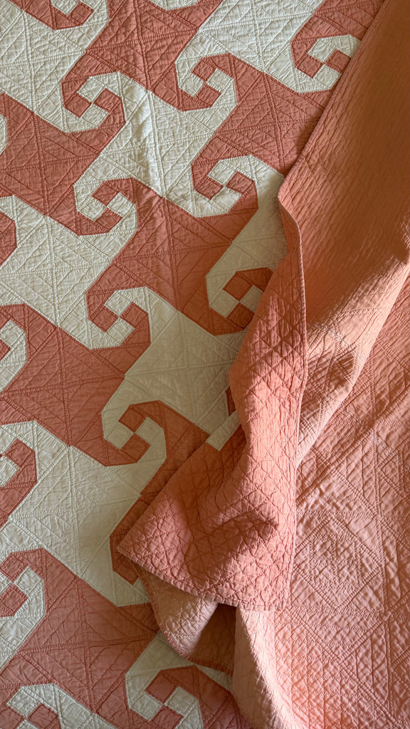 Vintage Snail Trail Quilt