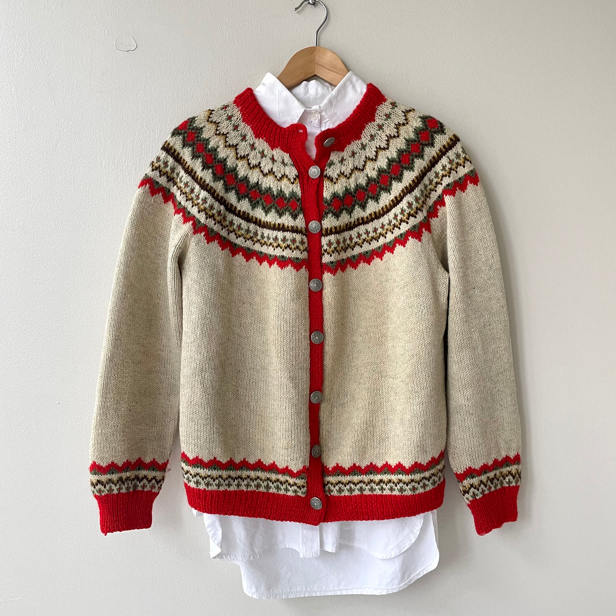 Siril Fair Isle Cardigan | 1960s
