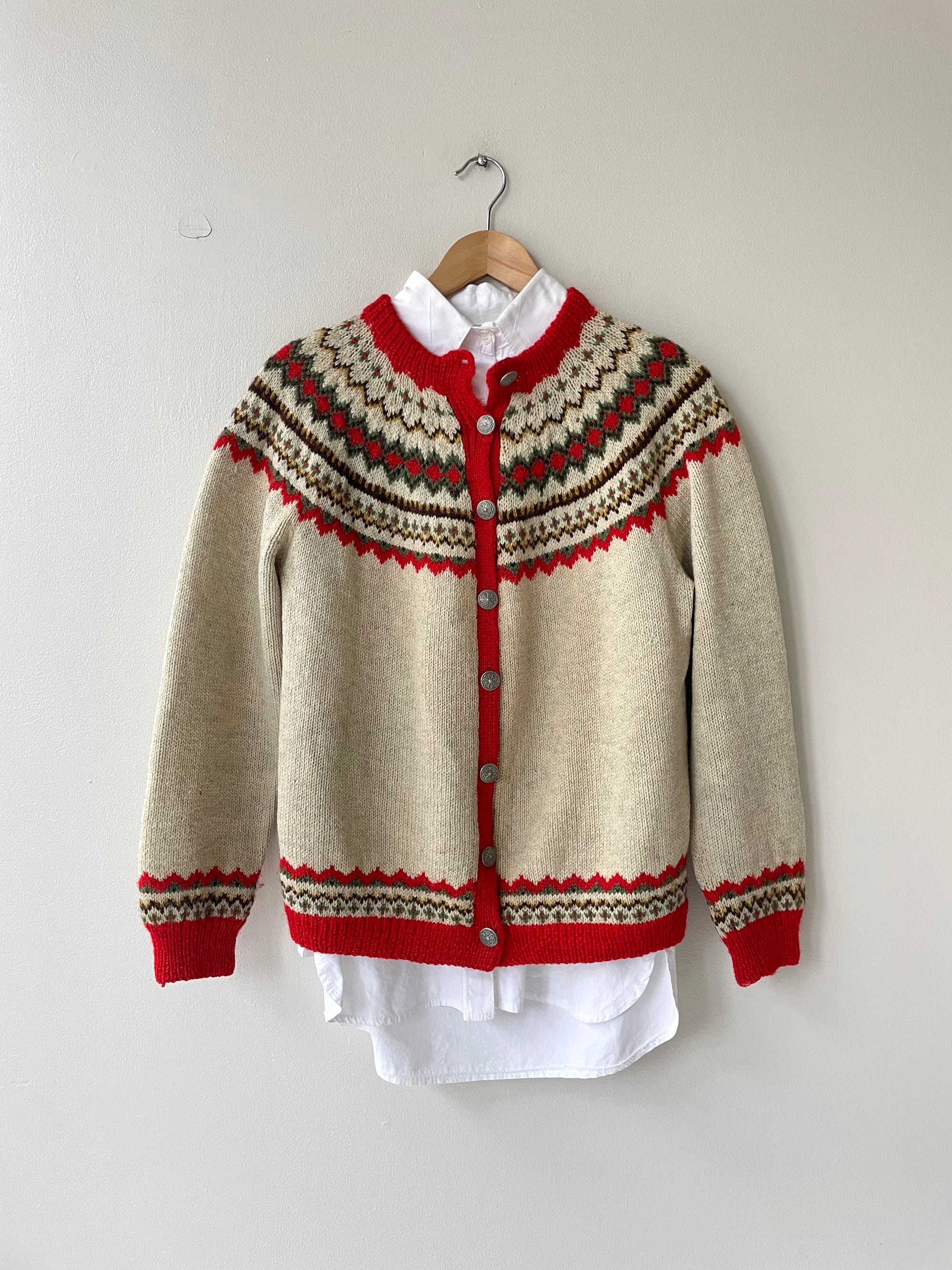 Siril Fair Isle Cardigan | 1960s – DEAR GOLDEN