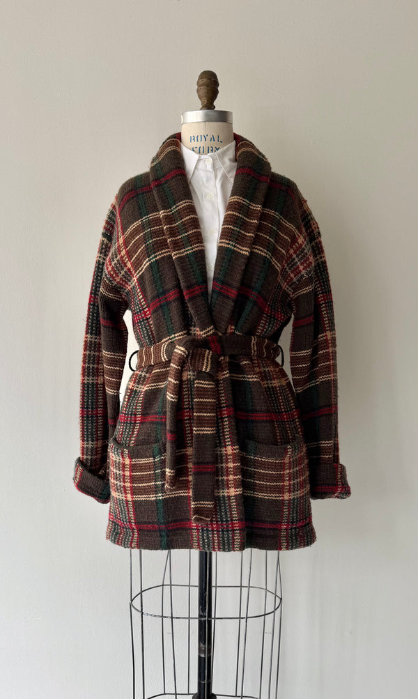 Ralph Lauren Tartan Wool Cardigan