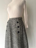 Salt & Pepper Tweed Skirt | 1960s