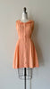 Apricot Cotton Dress | 1950s