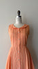 Apricot Cotton Dress | 1950s