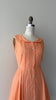 Apricot Cotton Dress | 1950s