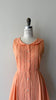 Apricot Cotton Dress | 1950s